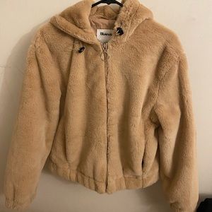 blue notes fluffy light jacket